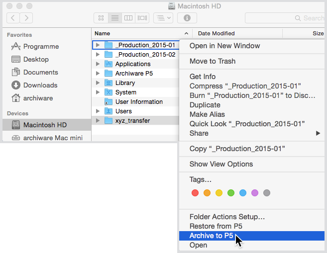 Screenshot Archive App full menu Screenshot Archive App full menu