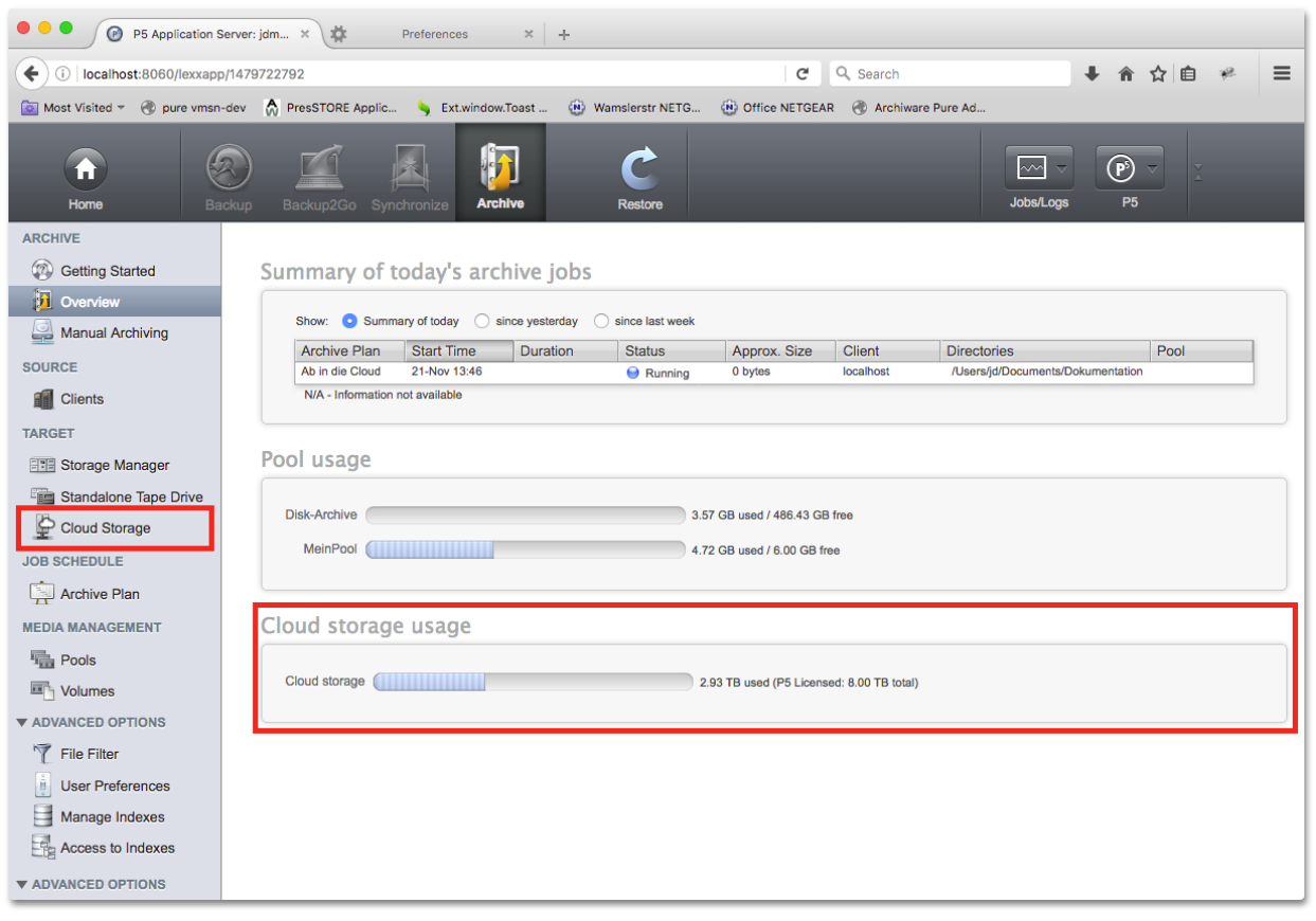 Screenshot P5 Archive 5.4 Cloud Storage Usage.png Screenshot P5 Archive 5.4 Cloud Storage Usage.png